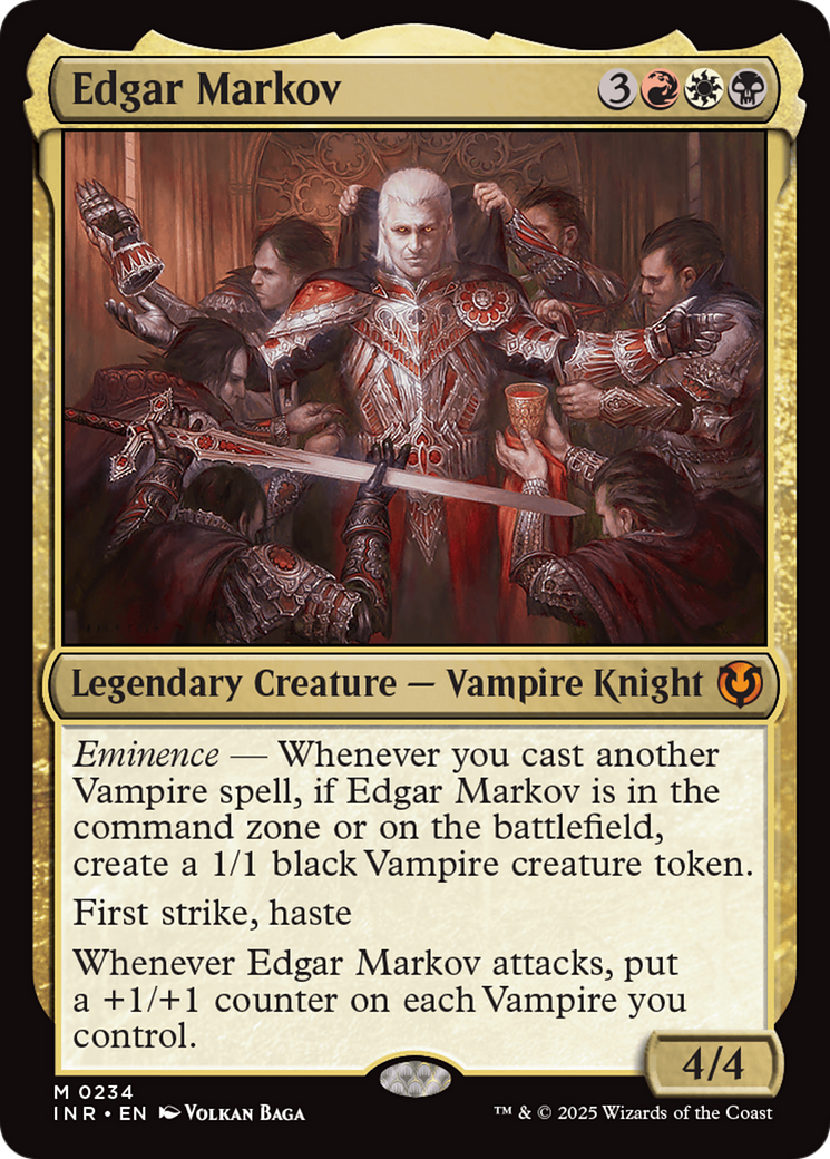 Edgar Markov [Innistrad Remastered] | Exor Games New Glasgow