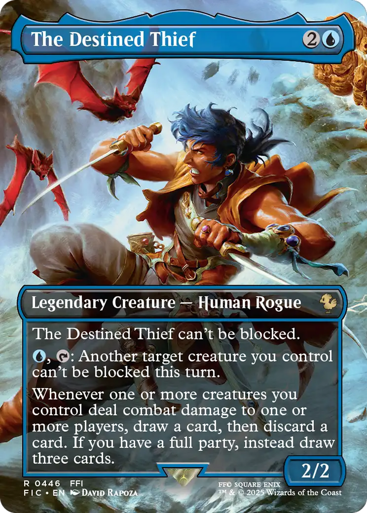 The Destined Thief (Borderless) [FINAL FANTASY Commander] | Exor Games New Glasgow