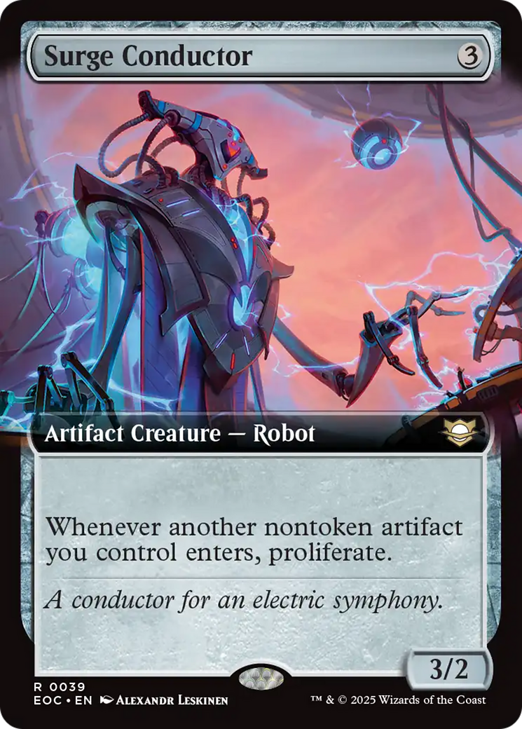 Surge Conductor (Extended Art) [Edge of Eternities Commander] | Exor Games New Glasgow