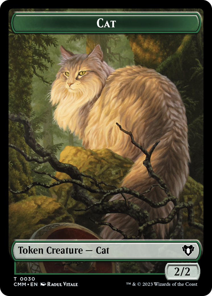 Cat Token (30) [Commander Masters Tokens] | Exor Games New Glasgow