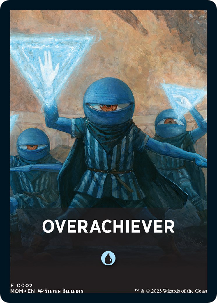 Overachiever Theme Card [March of the Machine Tokens] | Exor Games New Glasgow