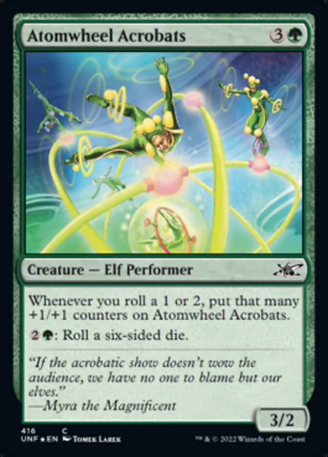 Atomwheel Acrobats (Galaxy Foil) [Unfinity] | Exor Games New Glasgow