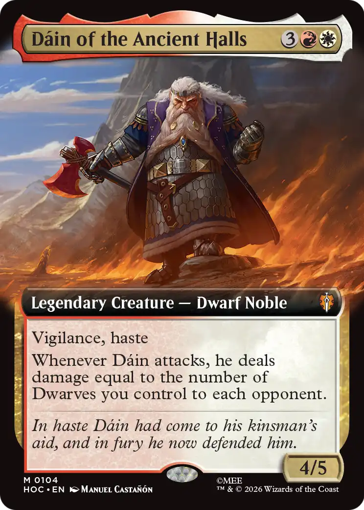 Dain of the Ancient Halls (Extended Art) [The Hobbit: Eternal-Legal] | Exor Games New Glasgow