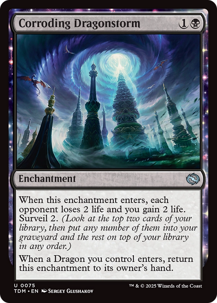 Corroding Dragonstorm [Tarkir: Dragonstorm] | Exor Games New Glasgow