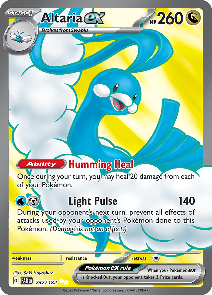 Altaria ex (232/182) [Scarlet & Violet: Paradox Rift] | Exor Games New Glasgow