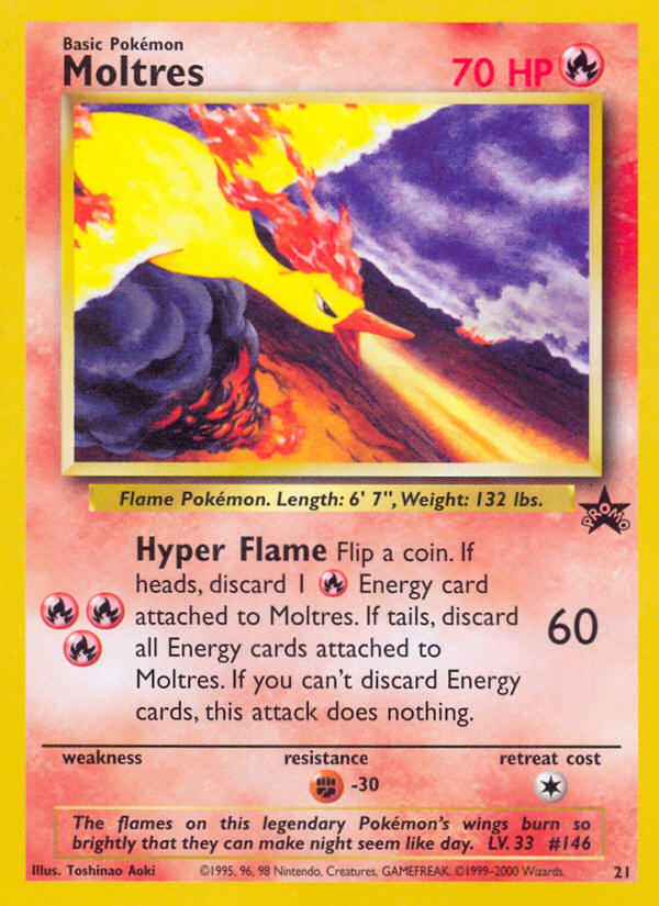 Moltres (21) [Wizards of the Coast: Black Star Promos] | Exor Games New Glasgow