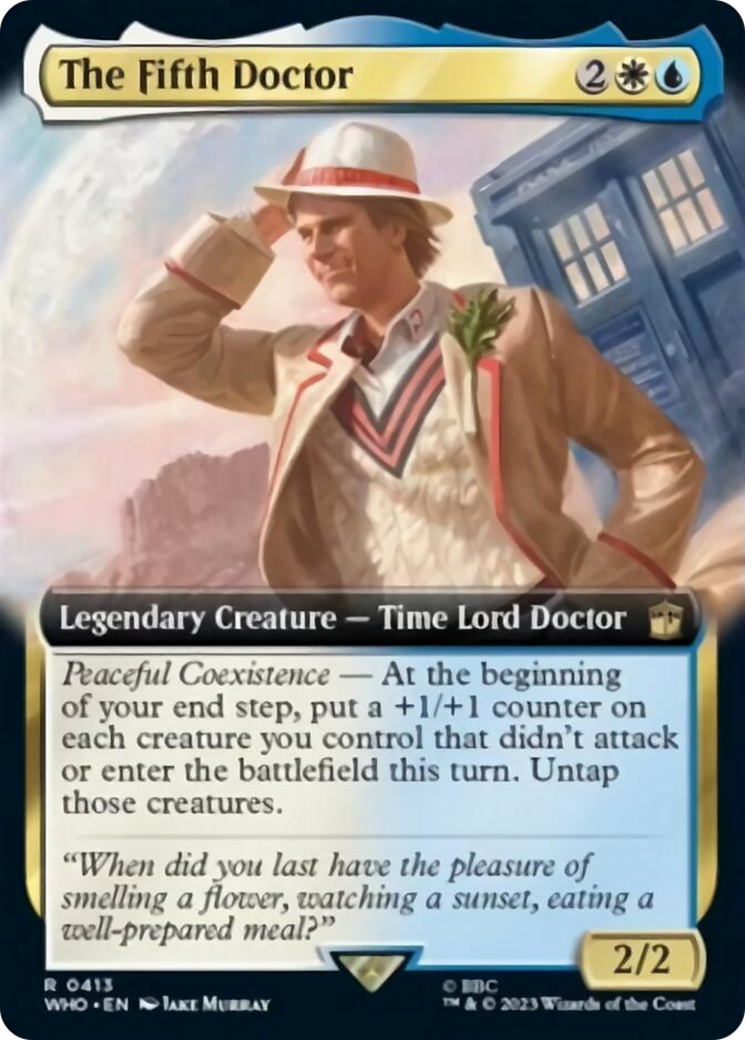 The Fifth Doctor (Extended Art) [Doctor Who] | Exor Games New Glasgow