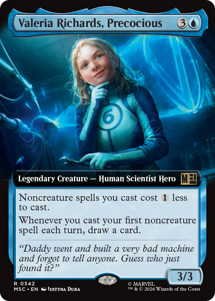 Valeria Richards, Precocious (Extended Art) [Marvel Super Heroes Commander] | Exor Games New Glasgow