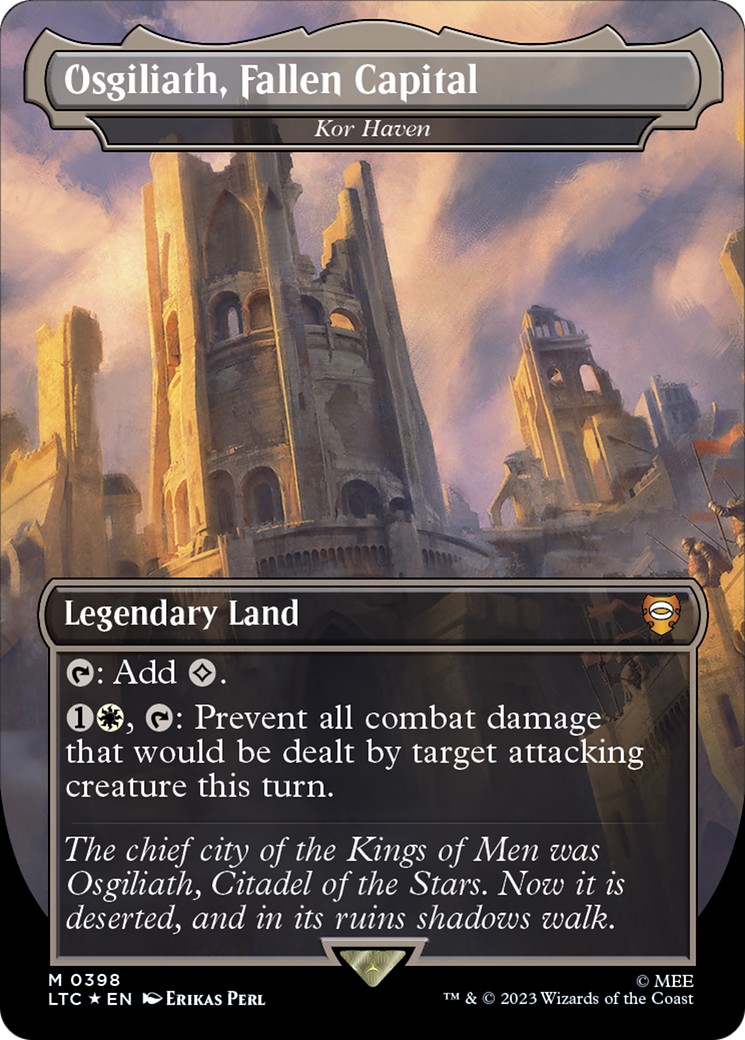 Osgiliath, Fallen Capital - Kor Haven (Surge Foil Realms and Relics) [The Lord of the Rings: Tales of Middle-Earth Commander] | Exor Games New Glasgow