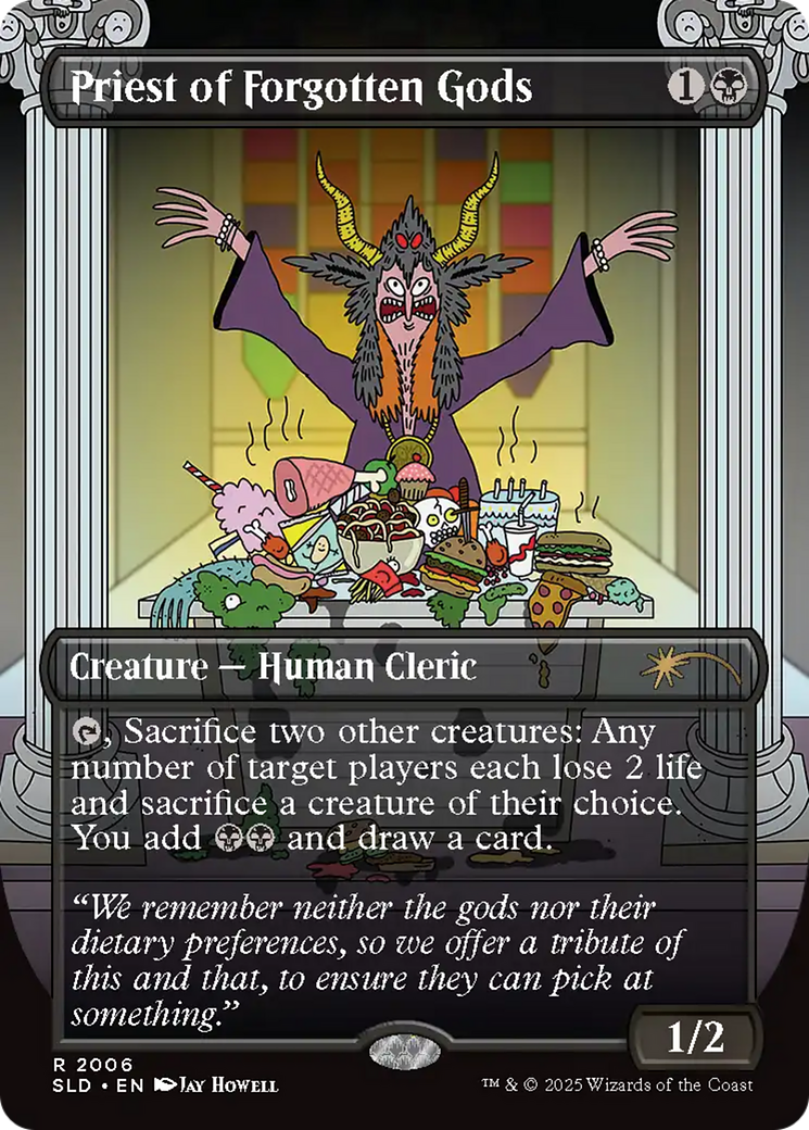 Priest of Forgotten Gods (Rainbow Foil) [Secret Lair Drop Series] | Exor Games New Glasgow