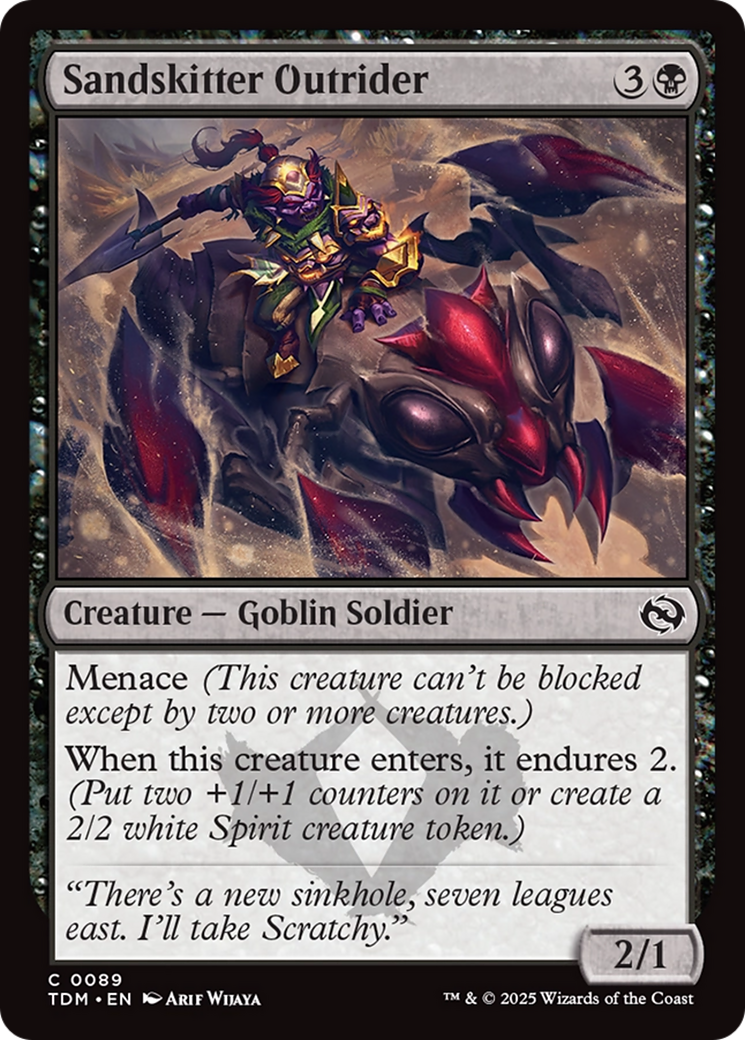 Sandskitter Outrider [Tarkir: Dragonstorm] | Exor Games New Glasgow