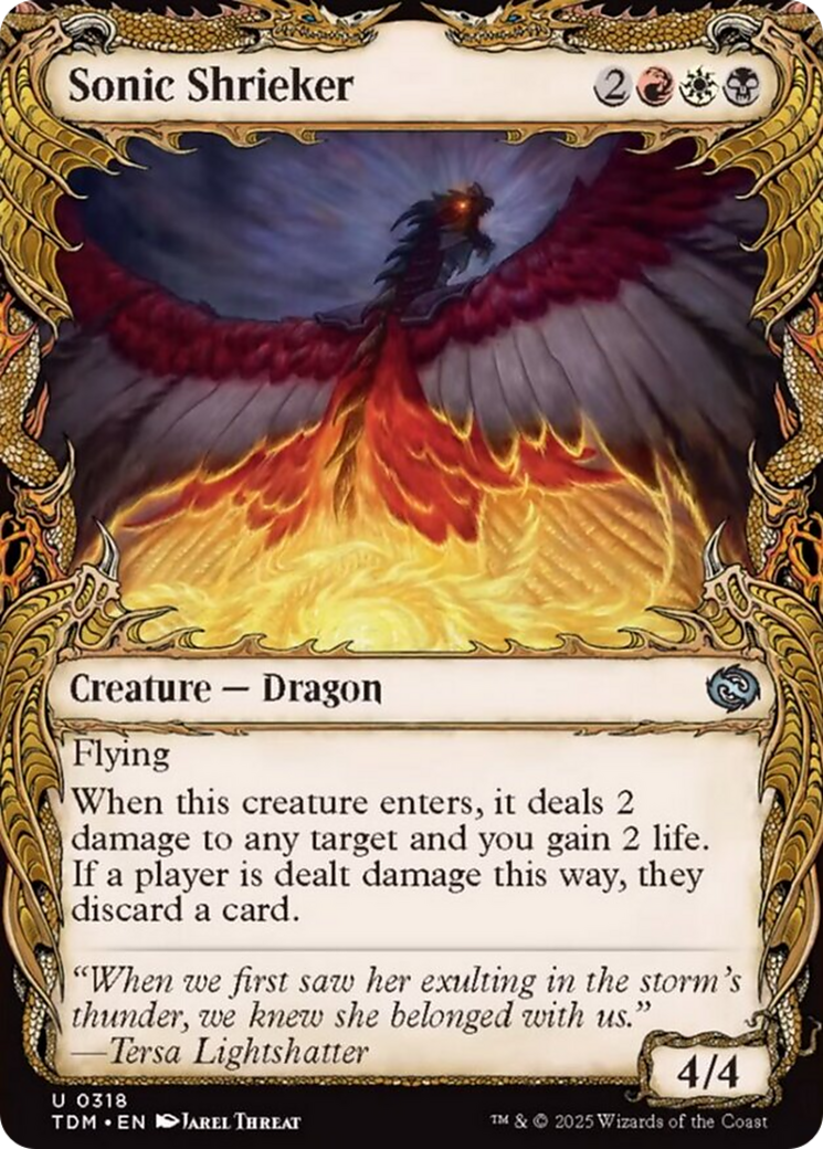 Sonic Shrieker (Showcase) [Tarkir: Dragonstorm] | Exor Games New Glasgow