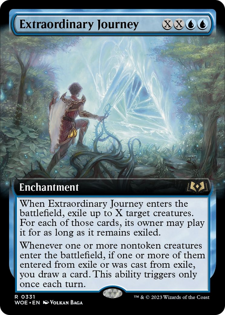 Extraordinary Journey (Extended Art) [Wilds of Eldraine] | Exor Games New Glasgow
