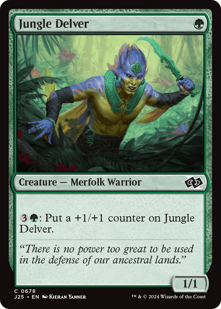 Jungle Delver [Foundations Jumpstart] | Exor Games New Glasgow