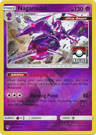 Naganadel (108/214) (League Promo) [Sun & Moon: Lost Thunder] | Exor Games New Glasgow