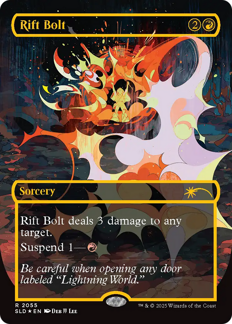 Rift Bolt (2055) (Raised Foil) [Secret Lair Drop Series] | Exor Games New Glasgow
