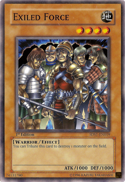 Exiled Force [5DS1-EN019] Common | Exor Games New Glasgow