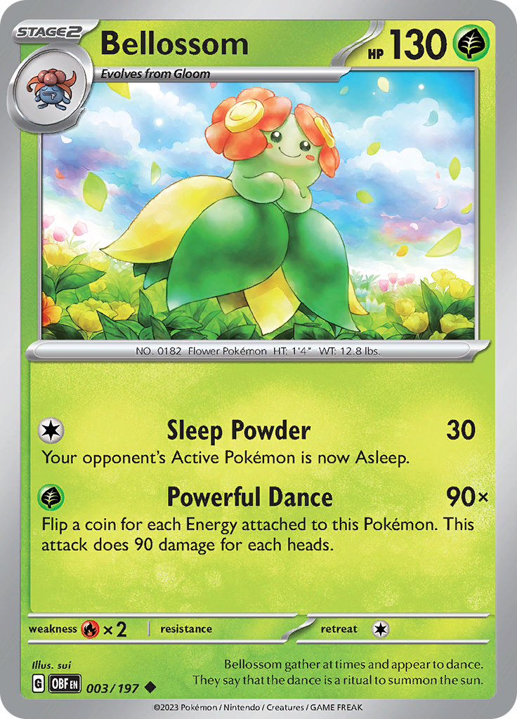 Bellossom (003/197) [Scarlet & Violet: Obsidian Flames] | Exor Games New Glasgow