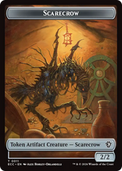 Snake // Scarecrow Double-Sided Token [Lorwyn Eclipsed Tokens] | Exor Games New Glasgow