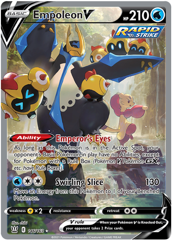 Empoleon V (146/163) [Sword & Shield: Battle Styles] | Exor Games New Glasgow