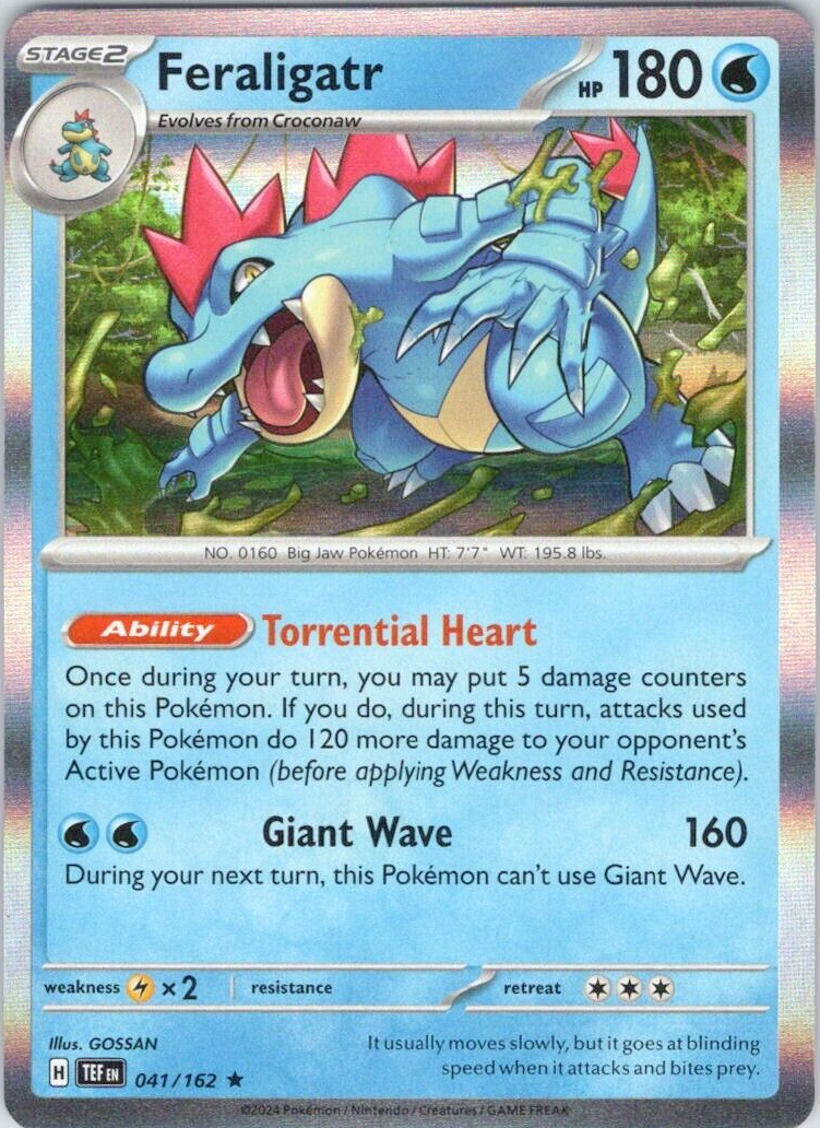 Feraligatr (041/162) [Scarlet & Violet: Temporal Forces] | Exor Games New Glasgow