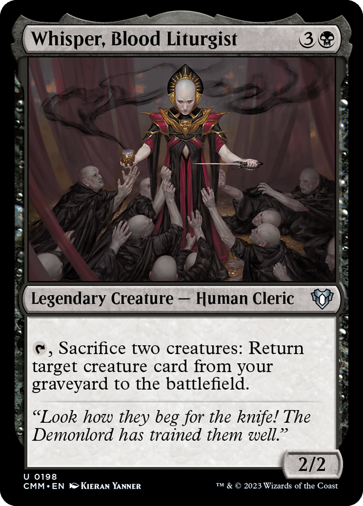 Whisper, Blood Liturgist [Commander Masters] | Exor Games New Glasgow