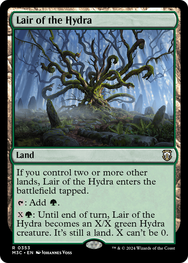 Lair of the Hydra (Ripple Foil) [Modern Horizons 3 Commander] | Exor Games New Glasgow