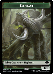 Elephant // Griffin Double-Sided Token [Dominaria Remastered Tokens] | Exor Games New Glasgow