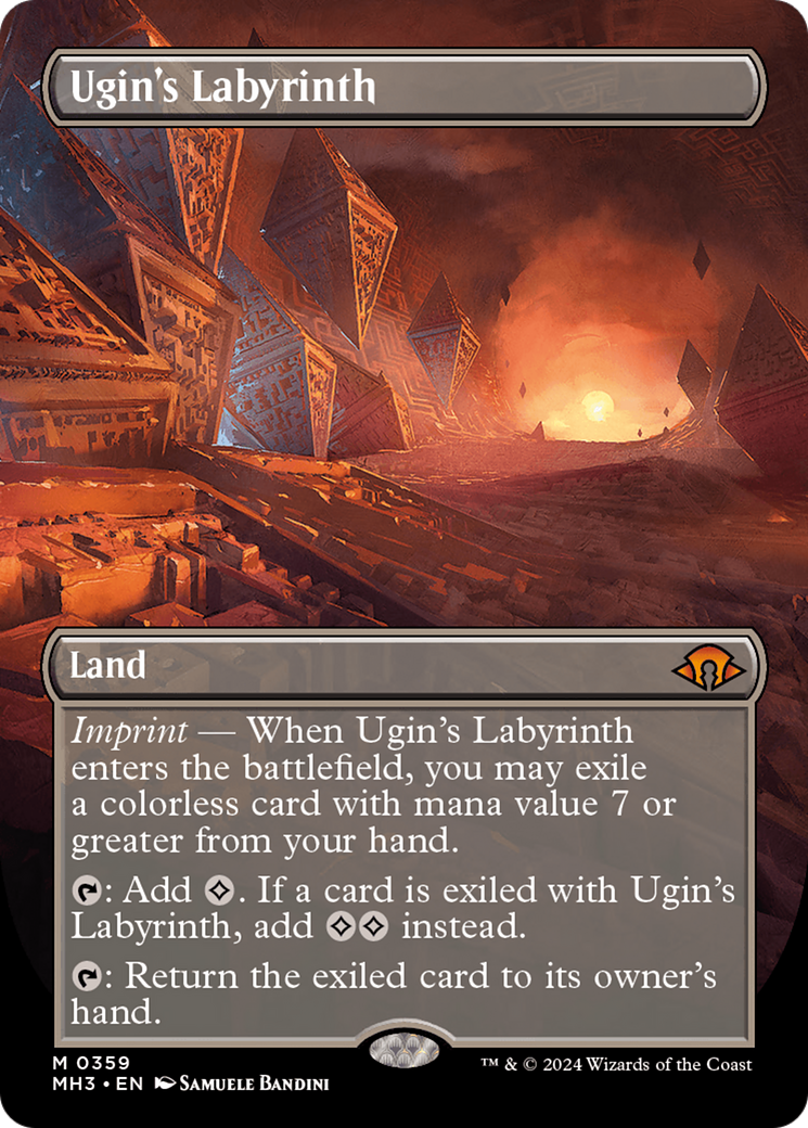 Ugin's Labyrinth (Borderless) [Modern Horizons 3] | Exor Games New Glasgow