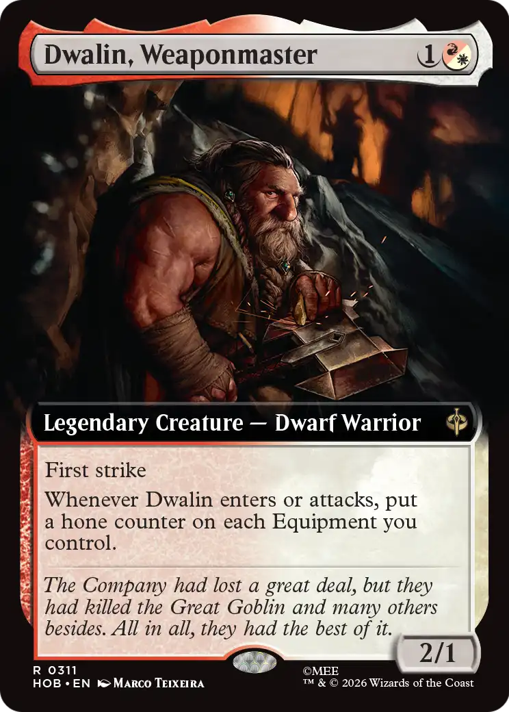 Dwalin, Weaponmaster (Extended Art) [The Hobbit] | Exor Games New Glasgow