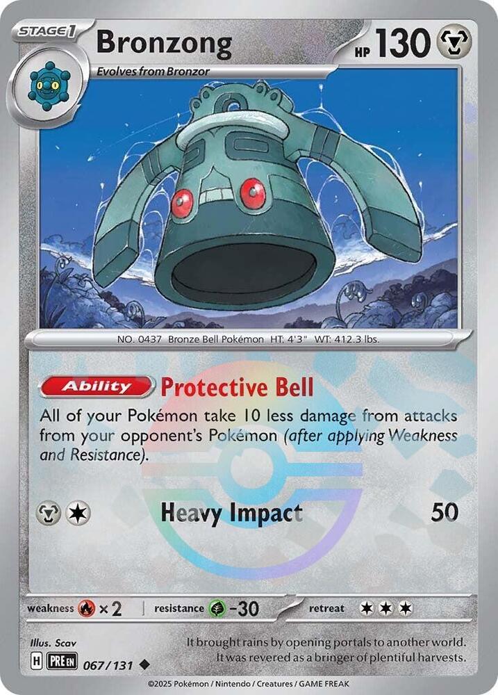 Bronzong (067/131) (Poke Ball Pattern) [Scarlet & Violet: Prismatic Evolutions] | Exor Games New Glasgow