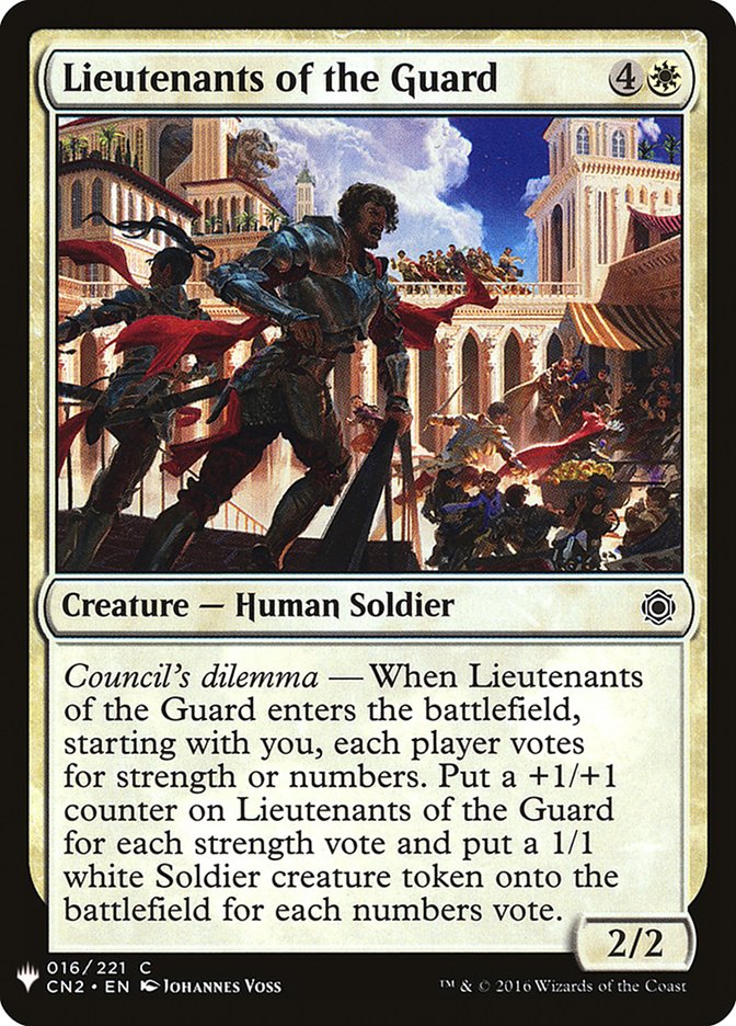 Lieutenants of the Guard [Mystery Booster] | Exor Games New Glasgow