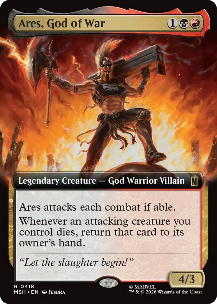 Ares, God of War (Extended Art) [Marvel Super Heroes] | Exor Games New Glasgow