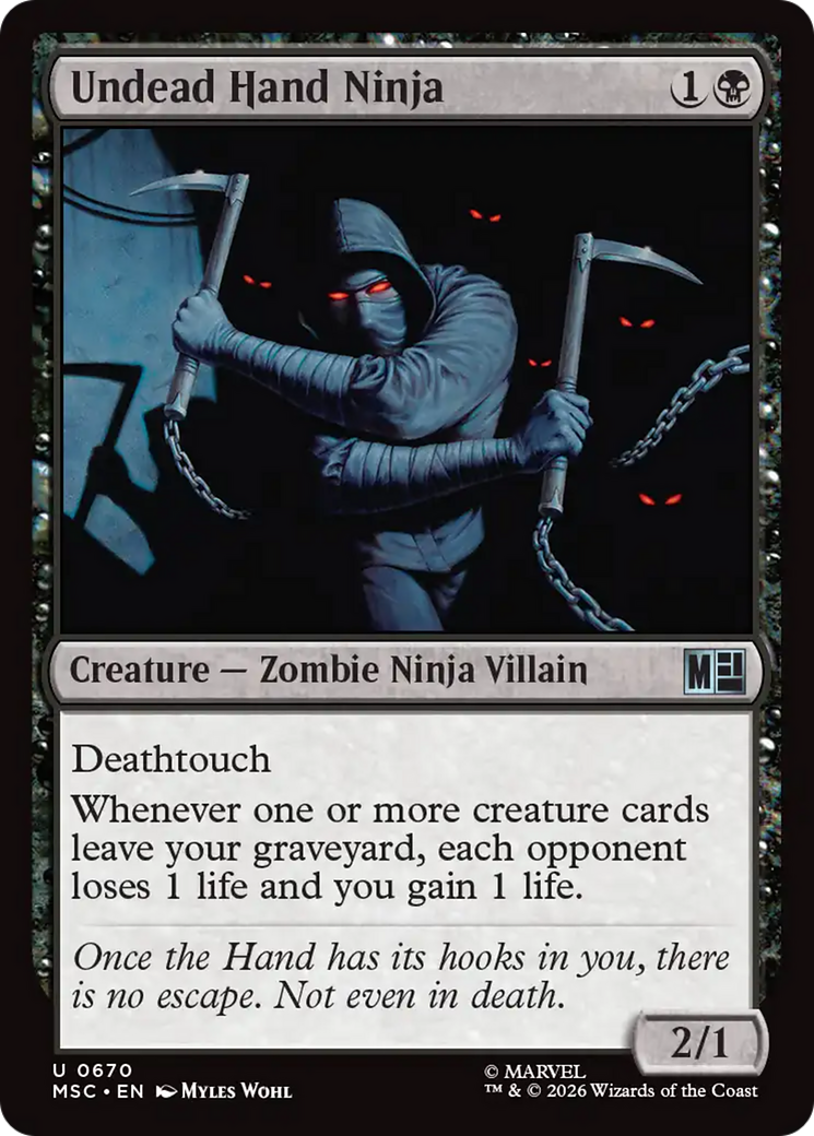 Undead Hand Ninja [Marvel Super Heroes Commander] | Exor Games New Glasgow