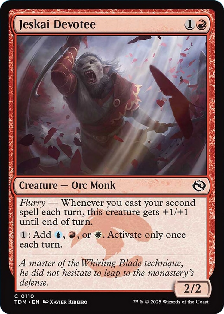 Jeskai Devotee [Tarkir: Dragonstorm] | Exor Games New Glasgow