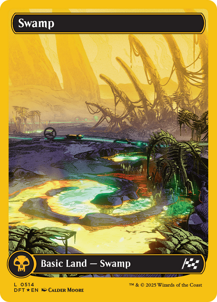 Swamp (0514) (First-Place Foil) [Aetherdrift] | Exor Games New Glasgow