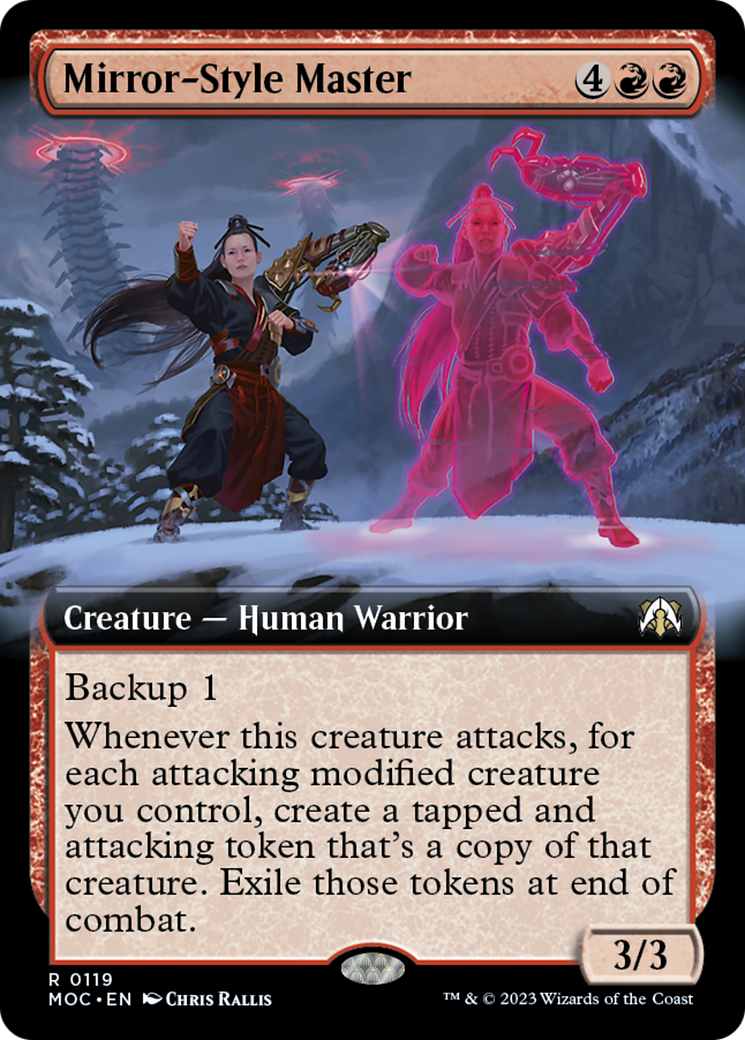 Mirror-Style Master (Extended Art) [March of the Machine Commander] | Exor Games New Glasgow