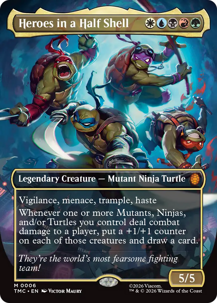 Heroes in a Half Shell (Borderless) [Teenage Mutant Ninja Turtles Commander] | Exor Games New Glasgow
