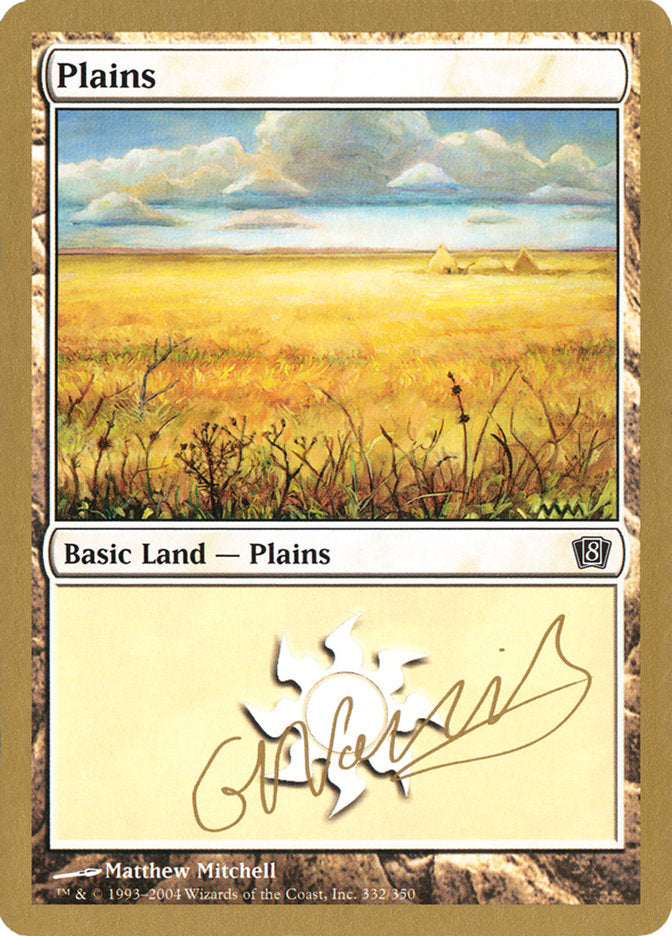 Plains (gn332) (Gabriel Nassif) [World Championship Decks 2004] | Exor Games New Glasgow