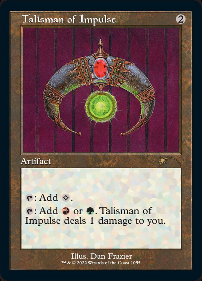 Talisman of Impulse (Foil Etched) [Secret Lair Drop Series] | Exor Games New Glasgow