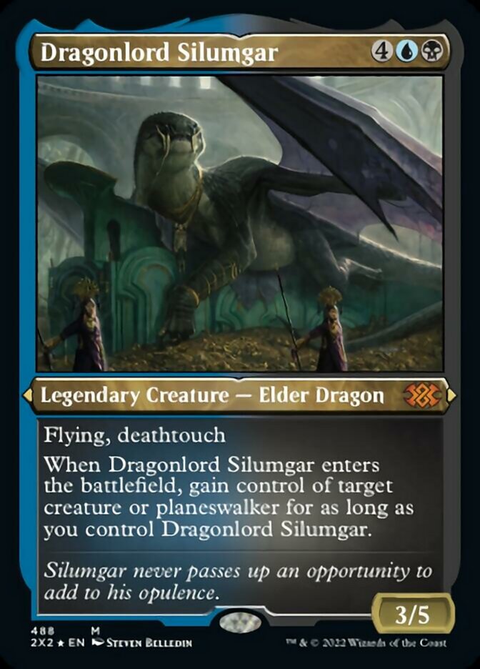 Dragonlord Silumgar (Foil Etched) [Double Masters 2022] | Exor Games New Glasgow