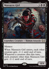 Massacre Girl [Duskmourn: House of Horror Commander] | Exor Games New Glasgow