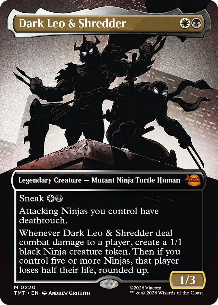 Dark Leo & Shredder (Borderless) [Teenage Mutant Ninja Turtles] | Exor Games New Glasgow
