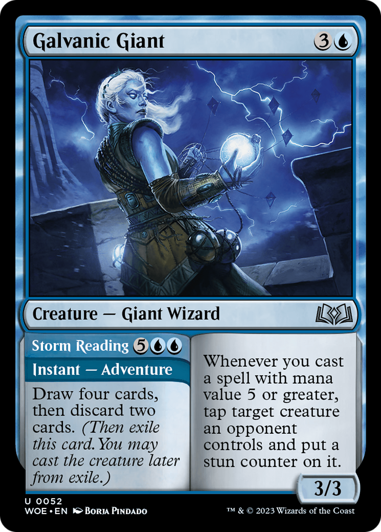 Galvanic Giant // Storm Reading [Wilds of Eldraine] | Exor Games New Glasgow