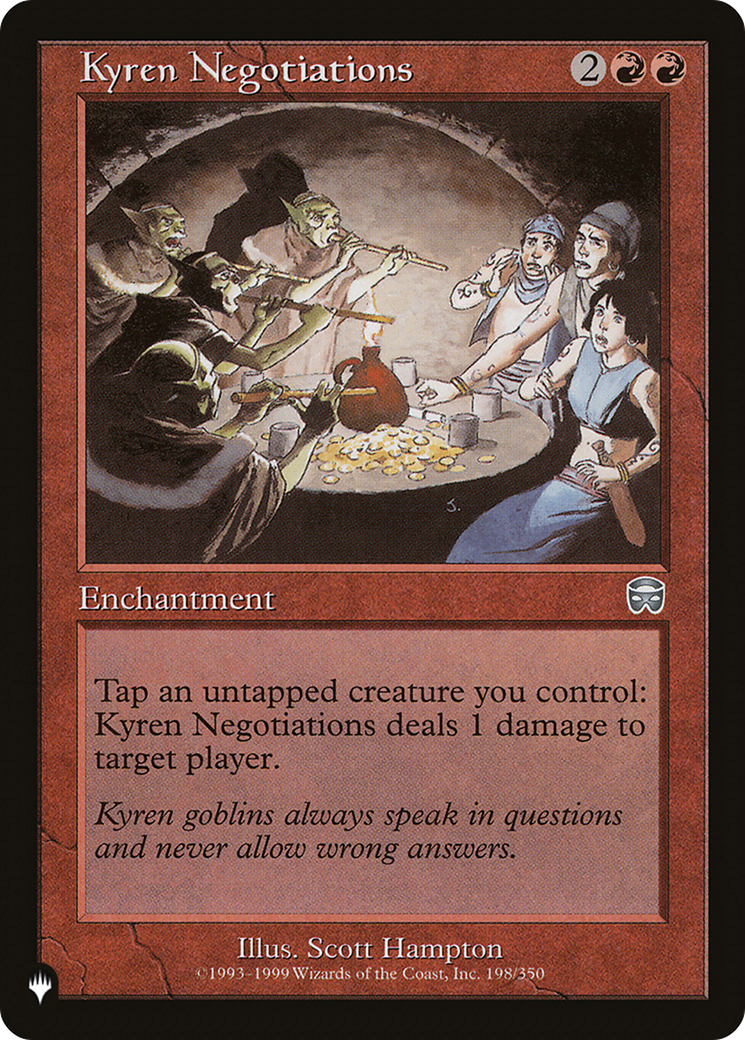 Kyren Negotiations [The List Reprints] | Exor Games New Glasgow