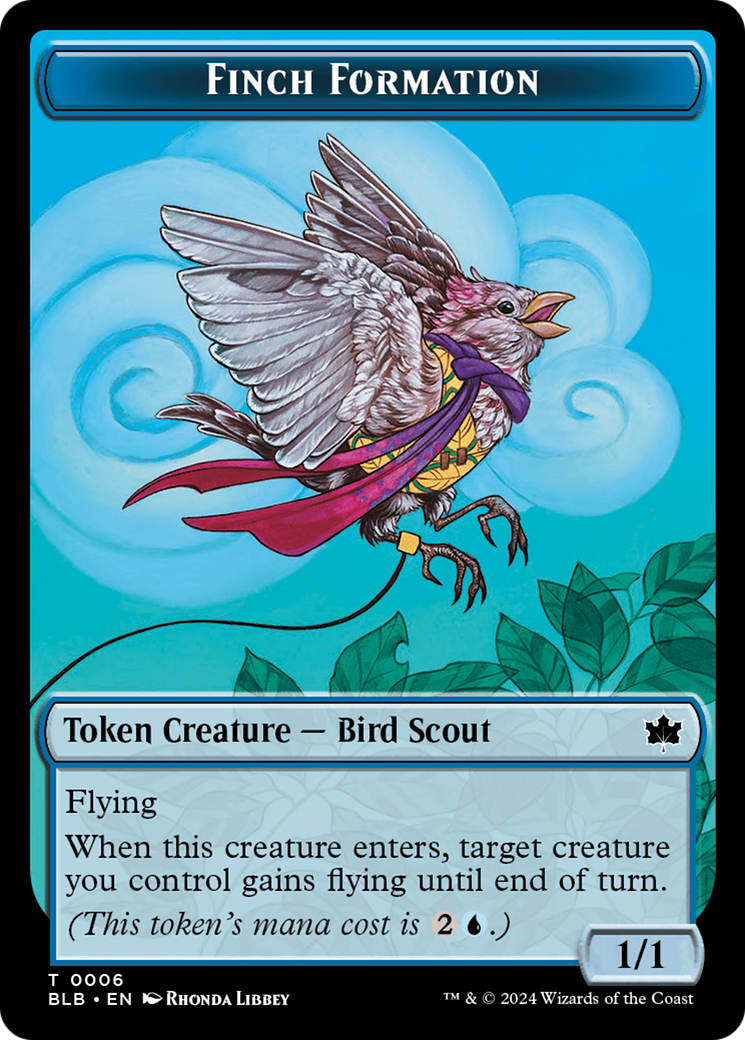 Finch Formation Token [Bloomburrow Tokens] | Exor Games New Glasgow