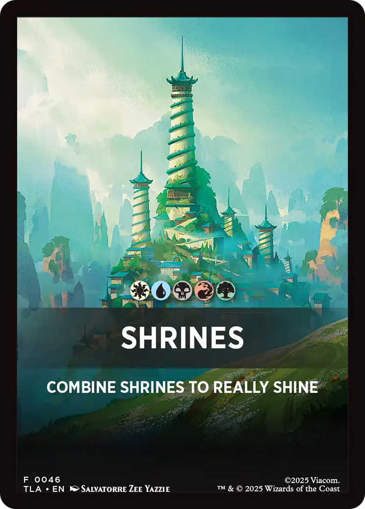 Shrines Theme Card [Avatar: The Last Airbender Tokens] | Exor Games New Glasgow