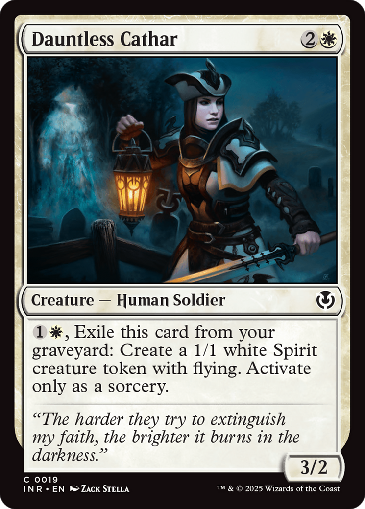 Dauntless Cathar [Innistrad Remastered] | Exor Games New Glasgow