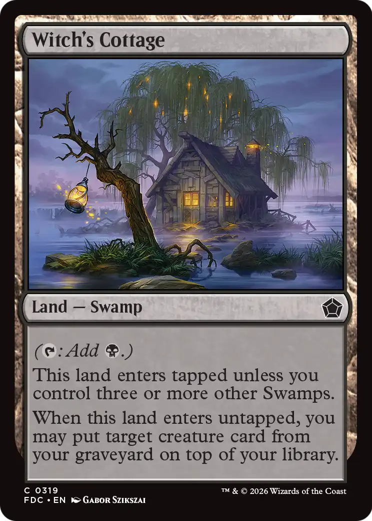 Witch's Cottage [Foundations Commander] | Exor Games New Glasgow