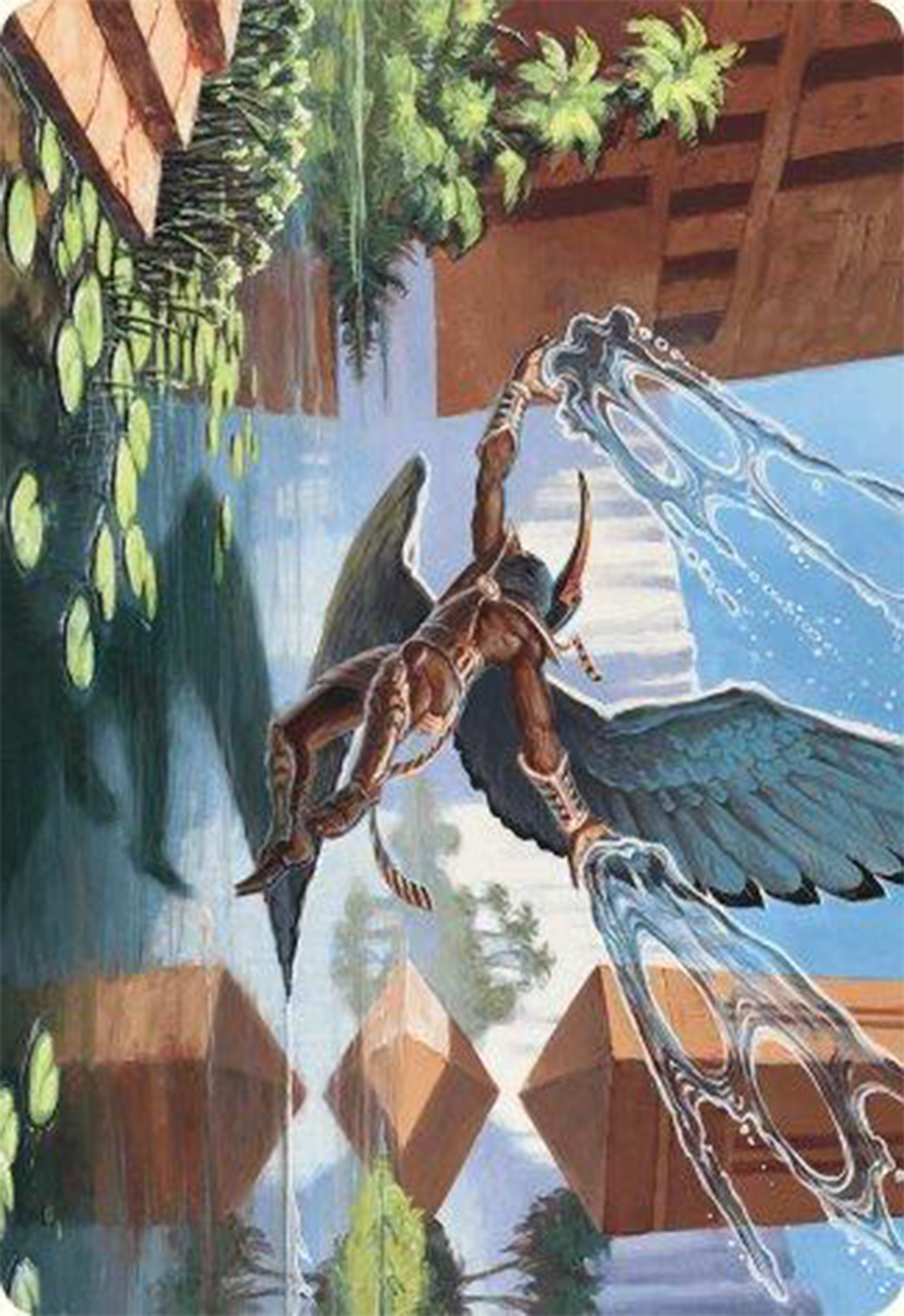 Nadu, Winged Wisdom Art Card [Modern Horizons 3 Art Series] | Exor Games New Glasgow